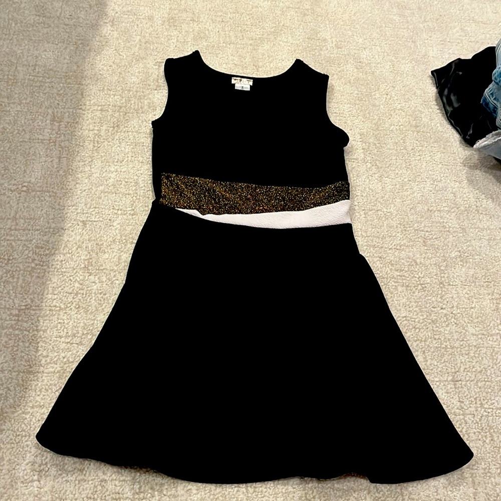 SALLY MILLER COUTURE GLITTER GIRLS PARTY DRESS!!! SO CUTE AND COMFY!